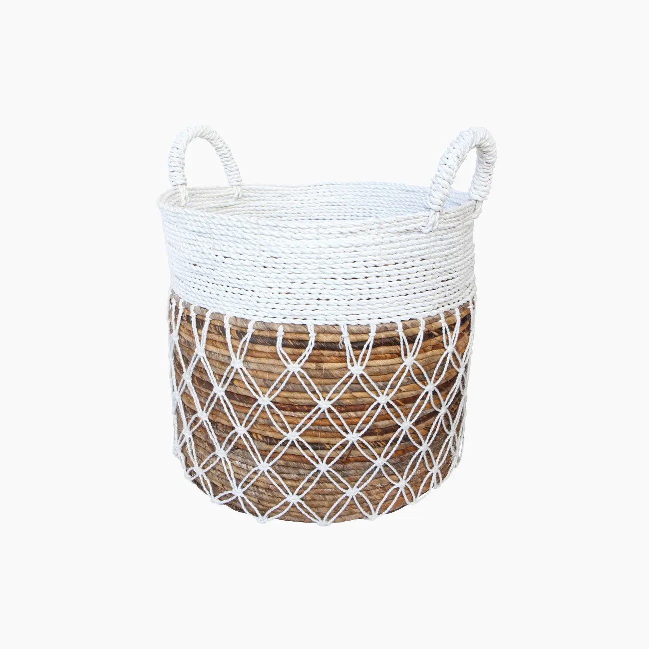 Idukki Palm Storage Basket Dual Tone